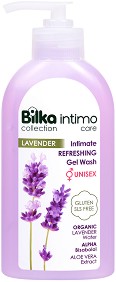 Bilka Intimate Lavender Refreshing Gel Wash - Освежаващ интимен гел за мъже и жени с лавандула - гел