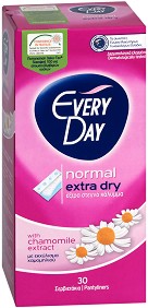 EveryDay Normal Extra Dry - Ежедневни превръзки с екстракт от лайка - 30 или 60 броя - дамски превръзки