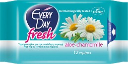 EveryDay Fresh Wipes Aloe and Chamomile -       , 12  -  