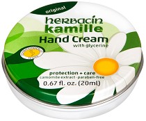 Herbacin Kamille Hand Cream Original - Крем за ръце с лайка и глицерин от серията Kamille - крем