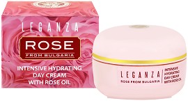 Leganza Rose Intensively Hydrating Day Cream with Rose Oil -         "Rose" - 