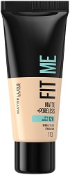 Maybelline Fit Me Matte + Poreless Foundation -          -   
