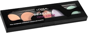 LOreal Infallible Total Cover Concealer Palette -        "Infallible" - 
