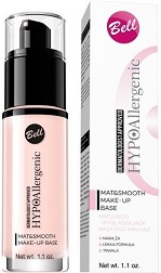 Bell HypoAllergenic Mat & Smooth Make-Up Base - Хипоалергенна матираща и изглаждаща основа за грим от серията "HypoAllergenic" - продукт