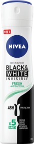 Nivea Black & White Invisible Fresh Anti-Perspirant - Дамски дезодорант против изпотяване от серията "Black & White Invisible" - дезодорант
