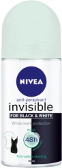 Nivea Black & White Invisible Fresh Anti-Perspirant Roll-On - Дамски ролон дезодорант против изпотяване от серията "Black & White Invisible" - ролон