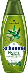 Schauma Nature Moments Mediterranean Olive Oil & Aloe Vera Shampoo -                 "Nature Moments" - 