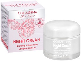Collagena Rose Natural Night Cream Nourishing & Regenerating -       Rose Natural - 