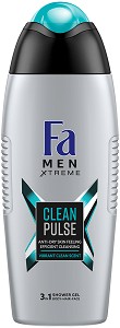 Fa Men Xtreme Clean Pulse Body & Hair & Face Shower Gel -      ,      "Men Xtreme" -  