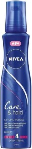 Nivea Care & Hold Regenerating Mousse -       - 