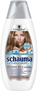 Schauma Anti-Dandruff x3 Almond Milk Shampoo -        - 