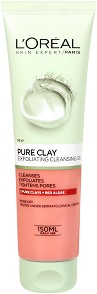 L'Oreal Pure Clay Exfolating Cleansing Gel -      3        "Pure Clay" - 