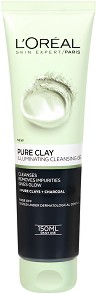 L'Oreal Pure Clay Illuminating Cleansing Gel -      3        "Pure Clay" - 