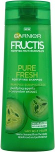Garnier Fructis Pure Fresh Shampoo - Шампоан за мазна коса с екстракт от краставица - шампоан