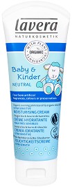 Lavera Baby & Kinder Neutral Extra Sensitive Moisturising Cream - Хидратиращ крем за лице и тяло за бебета и деца от серията "Baby & Kinder Neutral" - крем