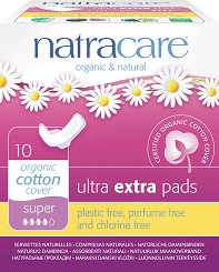 Natracare Ultra Extra Pads Super - 10      -  
