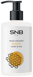 SNB Honey & Milk Hands & Body Lotion -        Honey & Milk - 