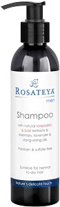 Rosateya Men Shampoo for Normal to Dry Hair -      ,          - 