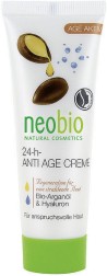 Neobio 24H Anti-Age Cream - Крем за лице против бръчки с арган и хиалуронова киселина - крем