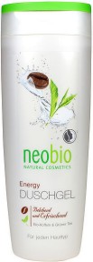 Neobio Energy Shower Gel - Душ гел с кофеин и зелен чай - душ гел