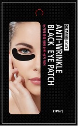 Chamos Acaci Anti-Wrinkle Black Eye Patch - Черни антиейдж хидрогел пачове за околоочния контур от серията "Acaci" - продукт