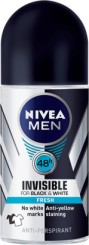 Nivea Men Black & White Fresh Anti-Perspirant Roll-On -        Black & White - 