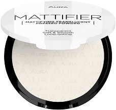 Aura Mattifier Transparent Compact Powder - Прозрачна матираща пудра за лице - пудра