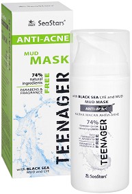 Black Sea Stars Teenager Anti-Acne Mud Mask -           Teenager Anti-Acne - 