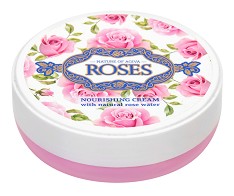 Nature of Agiva Royal Roses Nourishing Cream - Подхранващ крем за лице и тяло от серията Royal Roses - крем