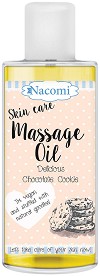 Nacomi Massage Oil Delicious Chocolate Cookie - Масажно олио за тяло с аромат на вкусни шоколадови бисквитки - олио