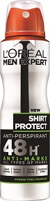 L'Oreal Men Expert Shirt Protect Anti-Perspirant - Дезодорант против изпотяване за мъже от серията Men Expert - дезодорант