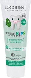 Logodent Fresh Kids Mint Toothgel - Детска гел паста за зъби с мента от серията "Logodent" - паста за зъби