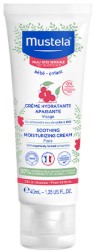 Mustela Soothing Moisturizing Cream - Хидратиращ и успокояващ крем за лице за бебета и деца с чувствителна кожа - крем