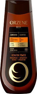 Orzene Beer Keratin Power Shampoo Dry + Damaged Hair -       - 