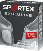 Sportex Exclusive Innovative Form Condoms -     4  - 