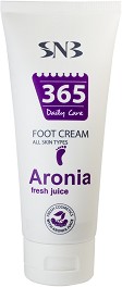 SNB 365 Daily Care Aronia Fresh Juice Foot Cream - Крем за крака със сок от арония от серията "365 Daily Care" - крем