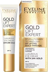 Eveline Gold Lift Expert Eye Cream with 24K Gold SPF 8 -       Gold Lift Expert - 