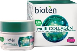 Bioten Multi-Collagen Antiwrinkle Day Cream SPF 10 - Крем за лице против бръчки с колаген - крем