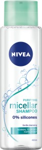 Nivea Purifying Micellar Shampoo - Мицеларен шампоан за нормална до мазна коса - шампоан