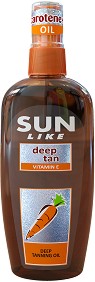 Sun Like Deep Tanning Oil Carotene+ -      -   E - 