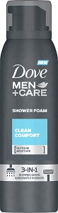 Dove Men+Care Clean Comfort 3-in-1 Shower Foam -          Clean Comfort - 