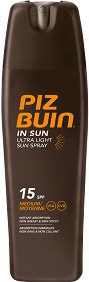 Piz Buin In Sun Ultra Light Spray - Хидратиращ слънцезащитен спрей - продукт