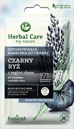 Farmona Herbal Care Black Rise Face Mask -       Herbal Care, 2  x 5 ml - 