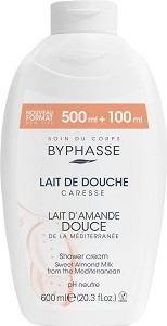 Byphasse Sweet Almond Milk Shower Cream - Душ крем с екстракт от бадем - душ гел