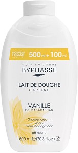 Byphasse Vanilla Flower Shower Cream - Душ крем с екстракт от ванилия - душ гел