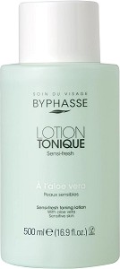 Byphasse Sensi-Fresh Toning Lotion With Aloe Vera - Освежаващ тоник-лосион за чувствителна кожа с алое вера - продукт