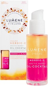 Lumene Valo Nordic-C Arctic Berry Oil-Cocktail - Серум коктейл за лице с натурални масла от серията "Valo" - серум