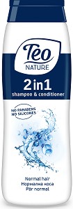 Teo Nature 2 in 1 Shampoo & Conditioner Aqua Classic & Argan Oil -    2  1         "Nature" - 
