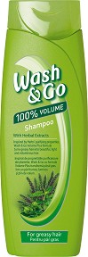Wash & Go Shampoo With Herbal Extract -          - 