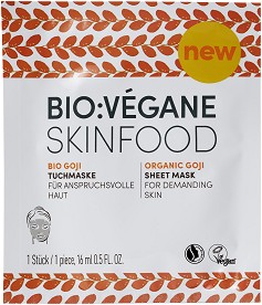 Bio:Vegane Skinfood Organic Goji Sheet Mask -          "Organic Goji" - 